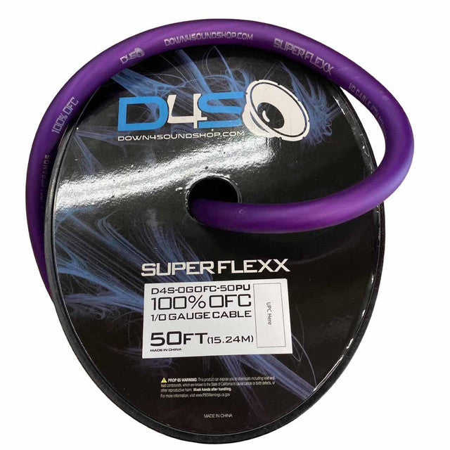 Down4Sound 1/0 OFC Tinned Wire  (By the Foot)