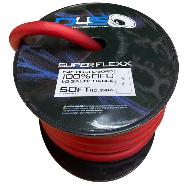 Down4Sound 1/0 OFC Tinned Wire  (By the Foot)