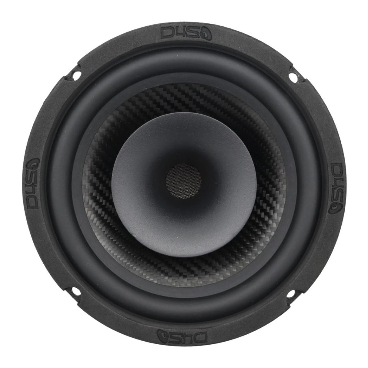 DOWN4SOUND CFX-PROx654H - 6.5" Carbon Fiber NEO 2-Way Full Range Pro Audio Water Resistant Coaxial Speaker - 200W RMS, 4 Ohm