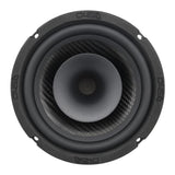 DOWN4SOUND CFX-PROx654H - 6.5" Carbon Fiber NEO 2-Way Full Range Pro Audio Water Resistant Coaxial Speaker - 200W RMS, 4 Ohm