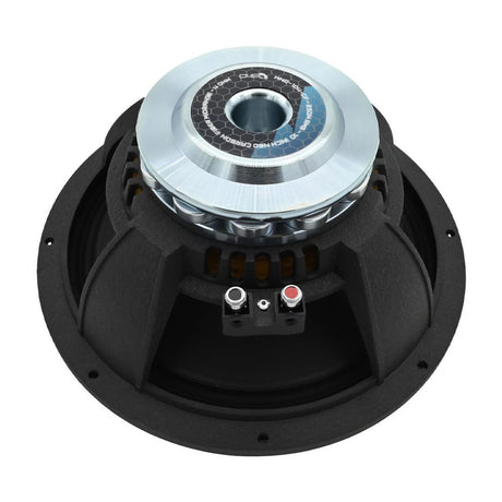 DOWN4SOUND D4S-MND104CF Carbon Fiber Neo+ Water Resistant Speaker - 10 Inch, 250W RMS, 4 Ohm