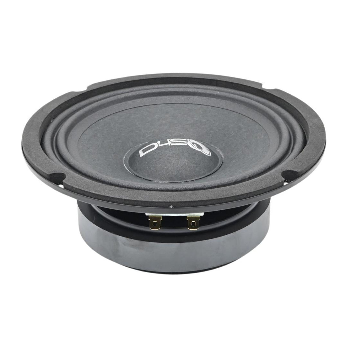 DOWN4SOUND D4S-SF654 - 6.5" Shallow Mount Midrange Speaker - 100W RMS, 4 Ohm High-Performance Audio Driver