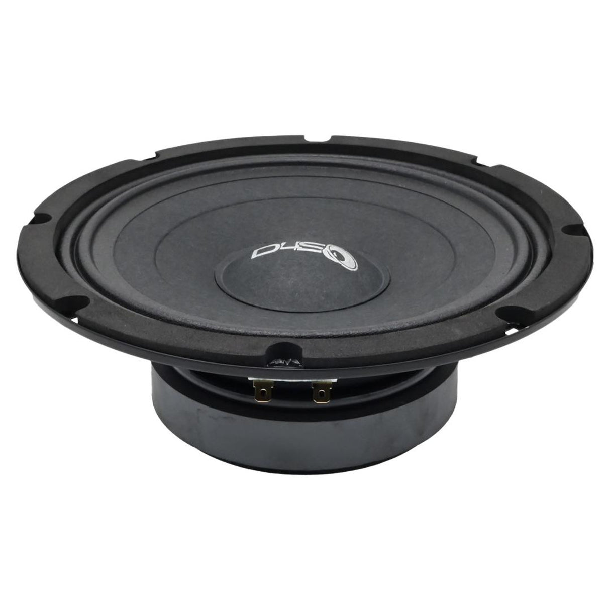 DOWN4SOUND D4S-SF804 - 8" Shallow Mount Midrange Speaker - 110W RMS, 4 Ohm High-Performance Audio Driver