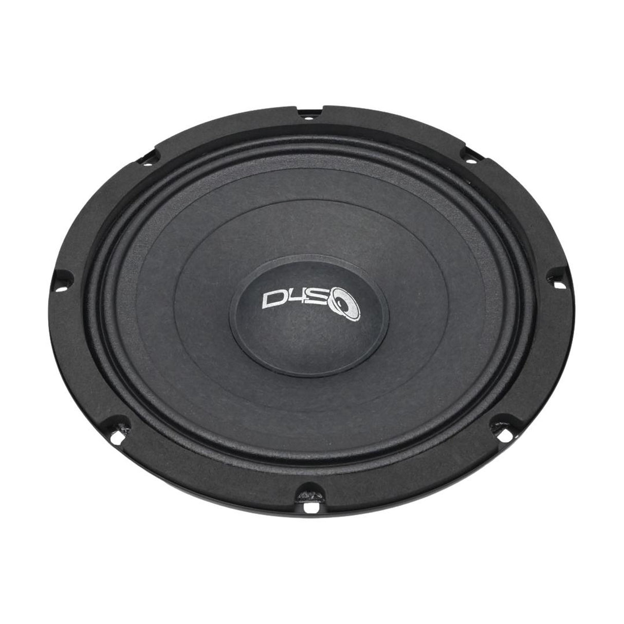 DOWN4SOUND D4S-SF804 - 8" Shallow Mount Midrange Speaker - 110W RMS, 4 Ohm High-Performance Audio Driver