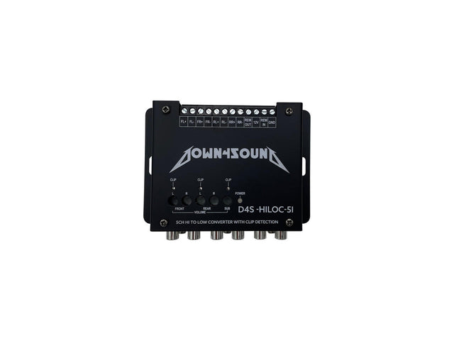 Down4Sound Hiloc 5i - Intelligent Car Audio 5ch Lineout With Clip Detection