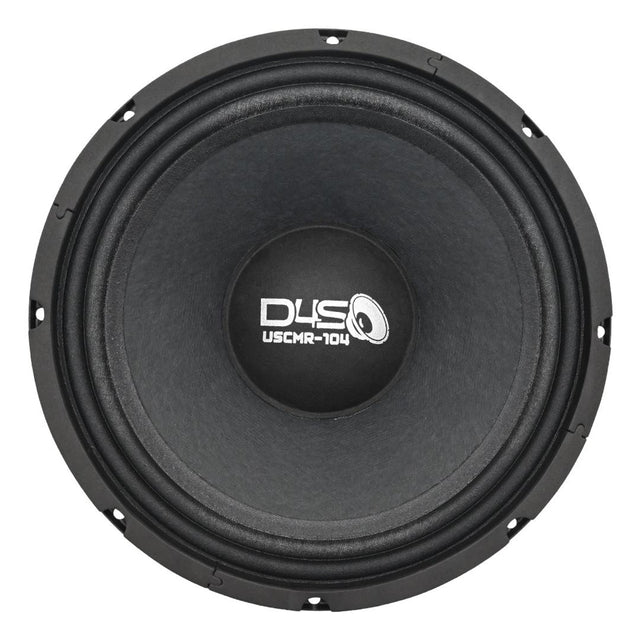 DOWN4SOUND USCMR-104 - 10" Pro Audio Midrange Speaker - 250W RMS, 4 Ohm