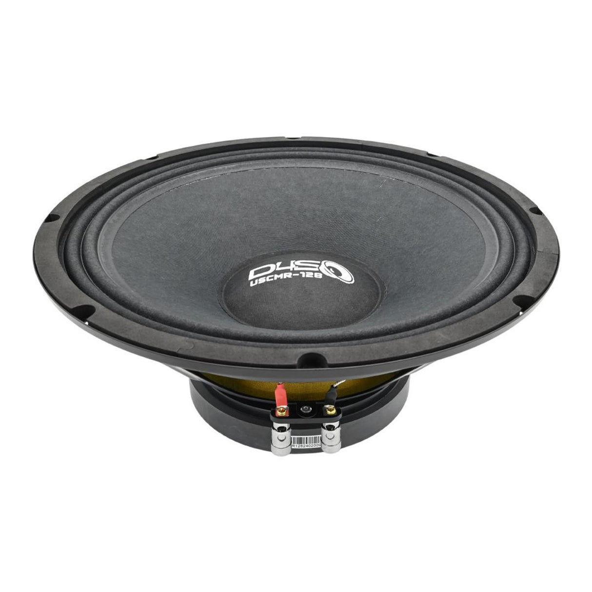 DOWN4SOUND USCMR-124 - 12" Paper Cone Pro Audio Midrange Speaker - 250W RMS, 4 Ohm