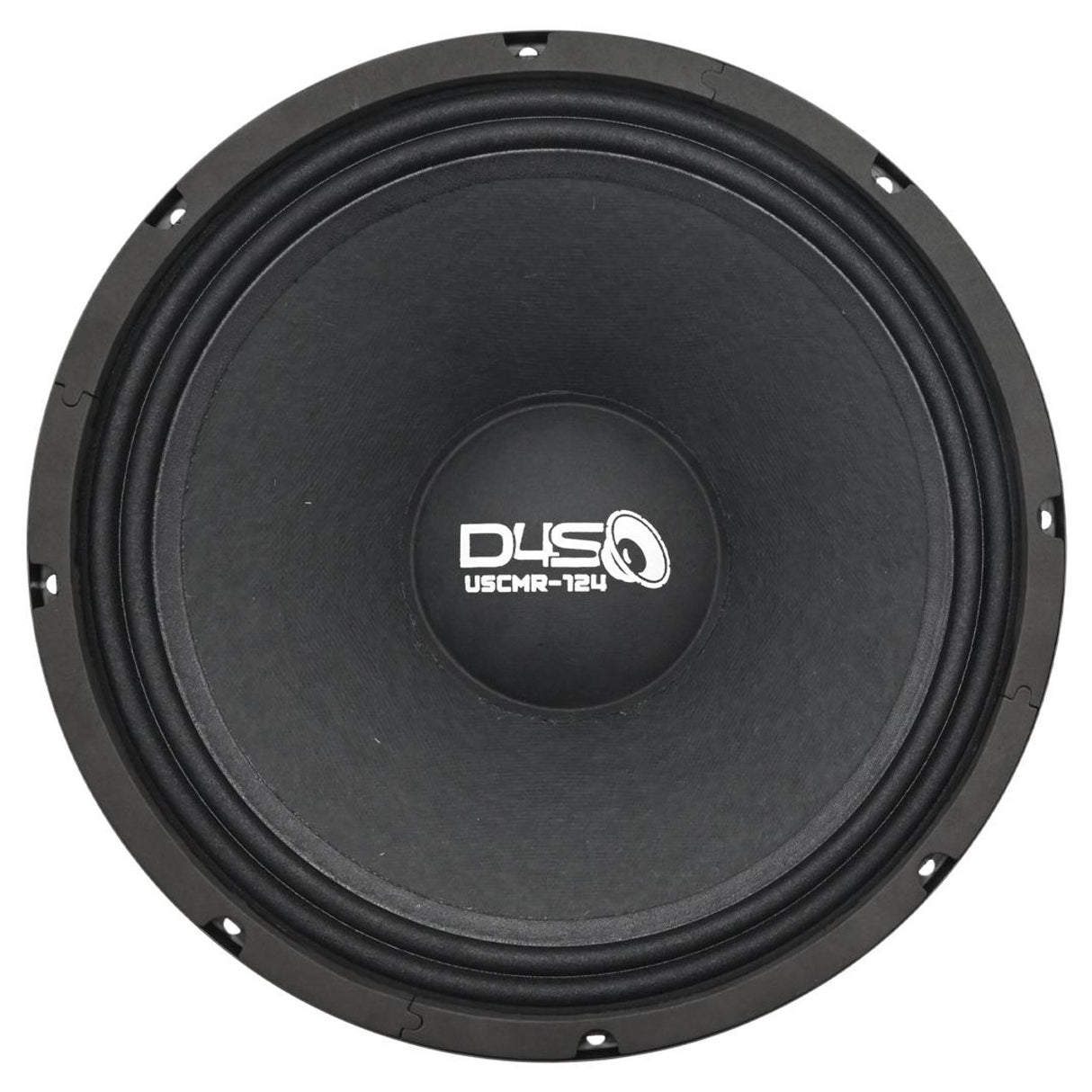 DOWN4SOUND USCMR-124 - 12" Paper Cone Pro Audio Midrange Speaker - 250W RMS, 4 Ohm