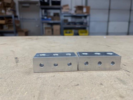 JP40 Buss Bars - 3 Spot - Set Screw Style