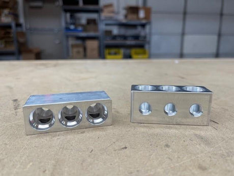 JP40 Buss Bars - 3 Spot - Set Screw Style