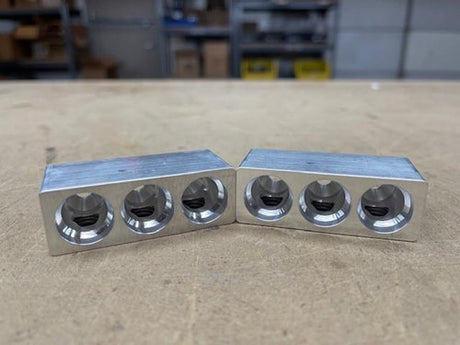 JP40 Buss Bars - 3 Spot - Set Screw Style