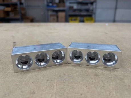 JP40 Buss Bars - 3 Spot - Set Screw Style
