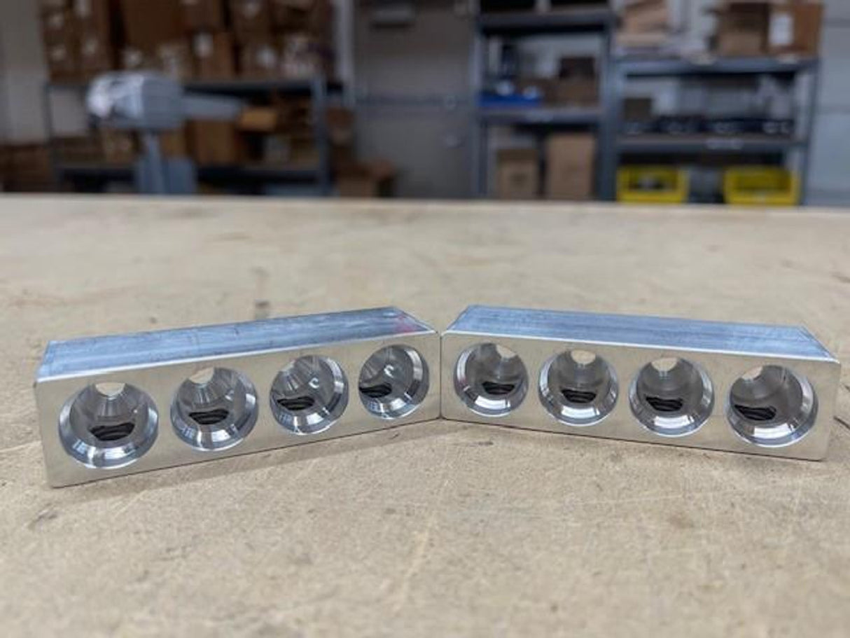 JP40 Buss Bars - 4 Spot - Set Screw Style
