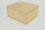 Down4sound PRO-FAB HD3 15 | 1 15 Sub Box | Single 15-Inch HD Ported Subwoofer Enclosure Box