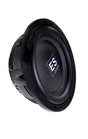 An American Bass ES 12" black subwoofer with a slim design, featuring a front logo and visible pole.