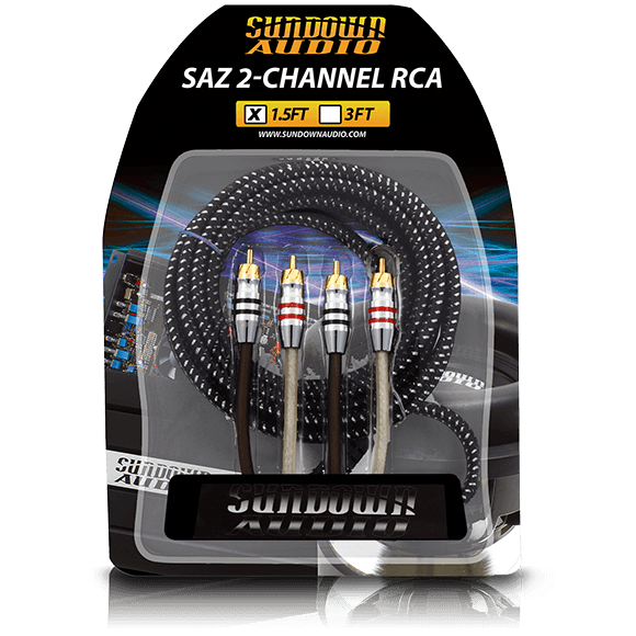 SAZ2-1.5FT SAZ 2-Channel RCA Interconnects
