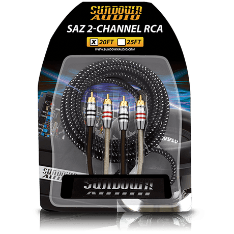 SAZ2-20FT SAZ 2-Channel RCA Interconnects