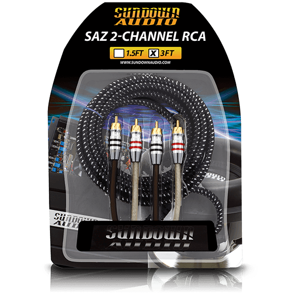 SAZ2-3FT SAZ 2-Channel RCA Interconnects