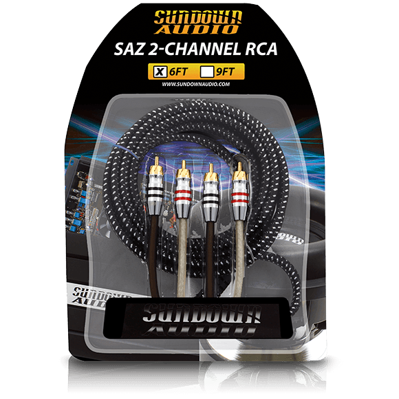SAZ2-6FT SAZ 2-Channel RCA Interconnects