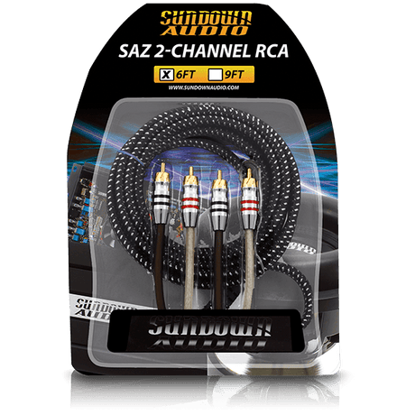 SAZ2-6FT SAZ 2-Channel RCA Interconnects