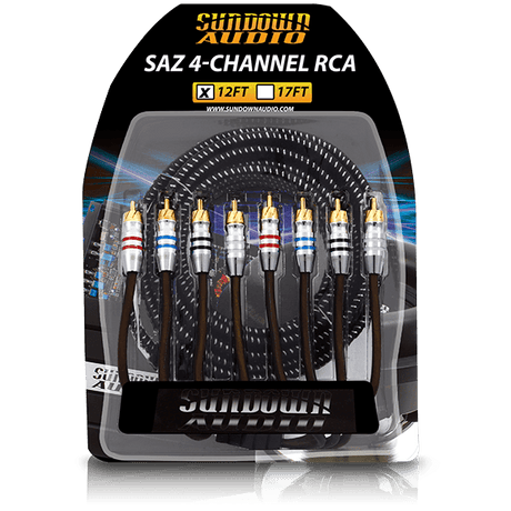 SAZ4-12FT SAZ 4-Channel RCA Interconnects