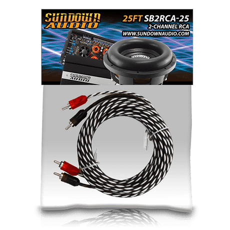 SB2-25FT 2-Channel RCA Interconnect Cables
