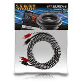SB2-6FT 2-Channel RCA Interconnect Cables