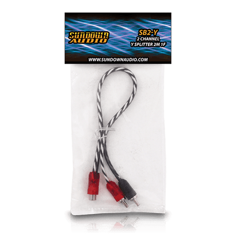 SB2-Y 2-Channel RCA Y-Splitter