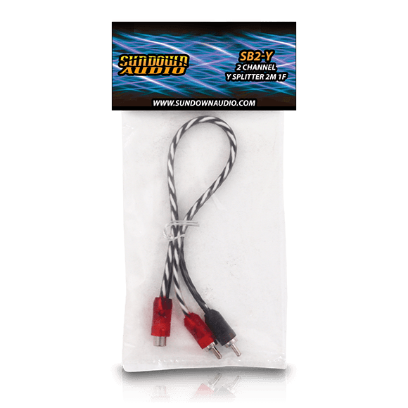 SB2-Y 2-Channel RCA Y-Splitter