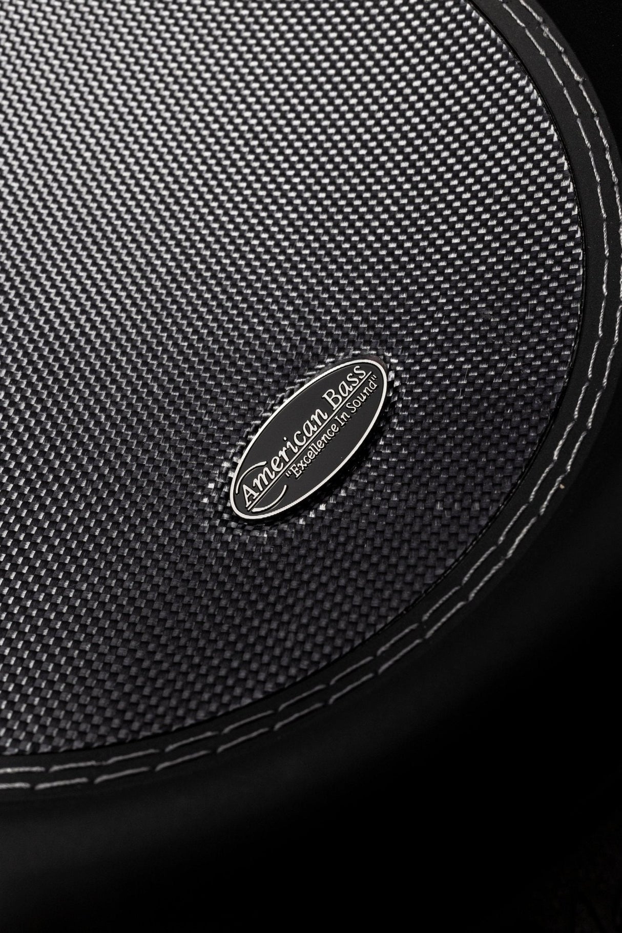American Bass XR 12 inch Subwoofer with fiberglass cone and stitched rubber surround


