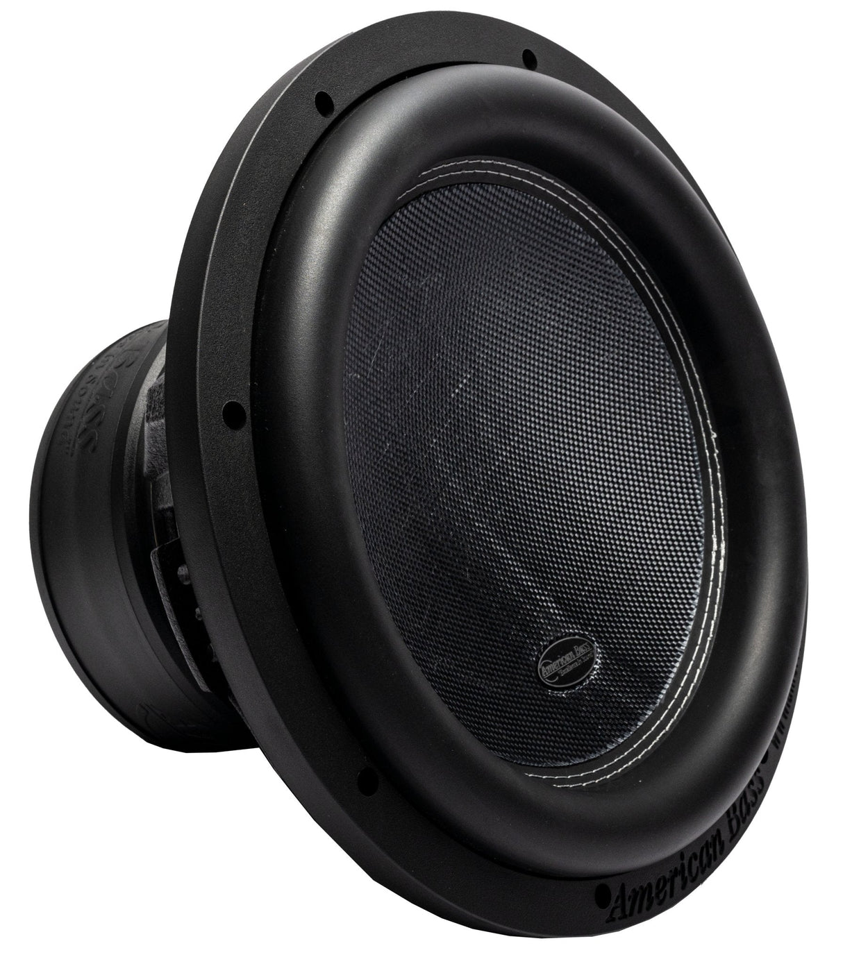 American Bass XR 12 inch Subwoofer with fiberglass cone and stitched rubber surround

